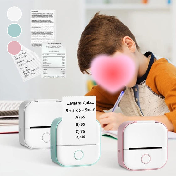 Mini bærbar Bluetooth-printer