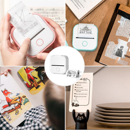 Mini bærbar Bluetooth-printer