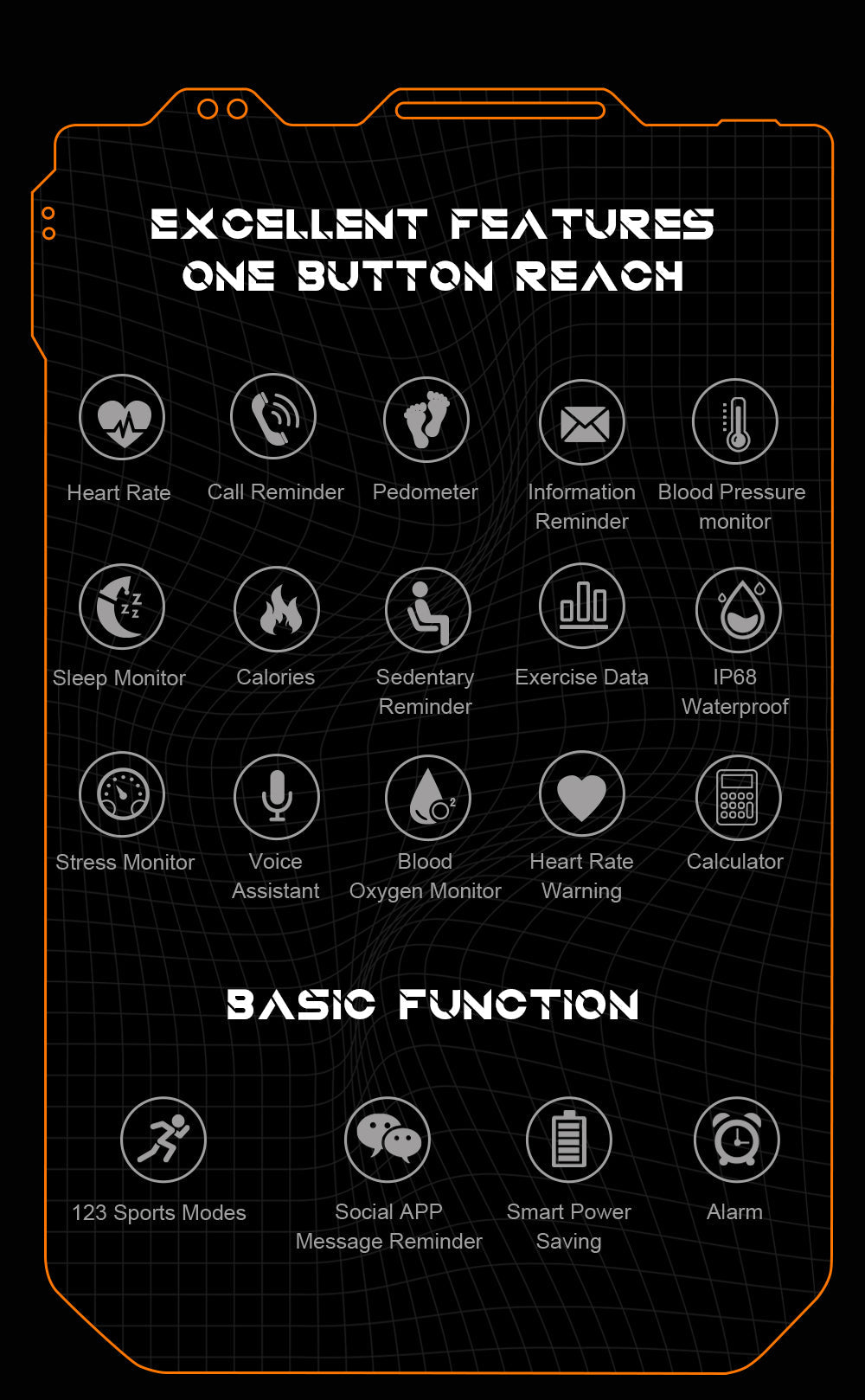 Uforgængeligt smartwatch