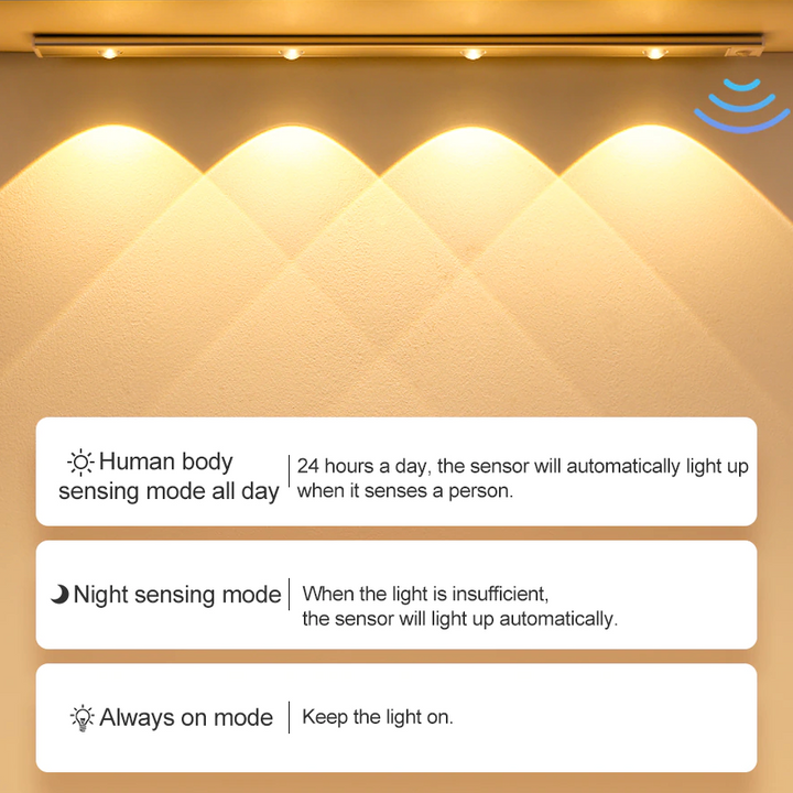 Trådløs sensor-LED-lys
